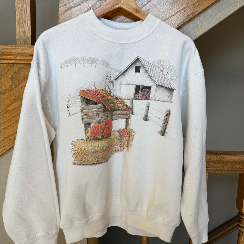 Vintage Farm Stand Fall Crewneck: Fruit of Loom